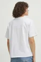 biela Bavlnené tričko dámske z kolekcie Graphics Series biela farba