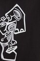 T-shirt bawełniany damski by Kasia Wysocka – TerraKata, Grafika Polska kolor czarny RS24.TSD457