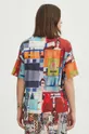 multicolor T-shirt bawełniany damski z kolekcji Jerzy Nowosielski x Medicine kolor multicolor