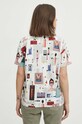 T-shirt bawełniany damski z domieszką elastanu z kolekcji Jerzy Nowosielski x Medicine kolor multicolor multicolor RS24.TSD665
