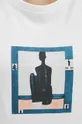T-shirt bawełniany damski z kolekcji Jerzy Nowosielski x Medicine kolor biały