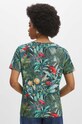 Odzież T-shirt bawełniany damski z domieszką elastanu wzorzysty kolor multicolor RS24.TSD711 multicolor