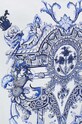 T-shirt bawełniany damski z nadrukiem kolor biały RS24.TSD806 biały