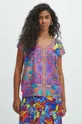 T-shirt bawełniany damski z kolekcji Jane Tattersfield x Medicine kolor multicolor multicolor