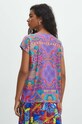 T-shirt bawełniany damski z kolekcji Jane Tattersfield x Medicine kolor multicolor multicolor RS24.TSD862