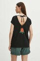 Îmbrăcăminte Medicine tricou din bumbac RS24.TSD864 negru