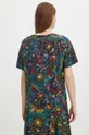 T-shirt bawełniany damski wzorzysty kolor multicolor 100 % Bawełna
