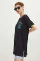 Bavlněné tričko dámské z kolekce Tatra National Park x Medicine černá barva černá