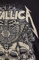 T-shirt bawełniany damski z nadrukiem Metallica kolor czarny RS24.TSDB53