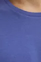 fialová Bavlnené tričko pánske s elastanom hladké fialová farba