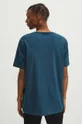 Bavlnené tričko pánske s elastanom hladké zelená farba <p>95 % Bavlna, 5 % Elastan</p>