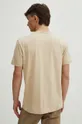 Bavlnené tričko pánsky béžová farba 95 % Bavlna, 5 % Elastan