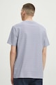 Odzież T-shirt bawełniany męski z domieszką elastanu kolor niebieski RS24.TSM022 niebieski