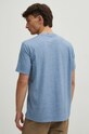 Odzież T-shirt bawełniany męski z domieszką elastanu kolor niebieski RS24.TSM040 niebieski