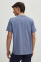Odzież T-shirt bawełniany męski z domieszką elastanu kolor granatowy RS24.TSM040 granatowy