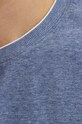 T-shirt bawełniany męski z domieszką elastanu kolor granatowy RS24.TSM040 granatowy