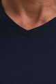 T-shirt bawełniany męski z elastanem gładki kolor granatowy RS24.TSM054 granatowy