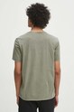 Odzież T-shirt bawełniany męski z efektem sprania kolor zielony RS24.TSM072 zielony