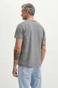 Odzież T-shirt bawełniany męski z domieszką elastanu kolor czarny RS24.TSM085 czarny