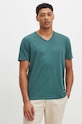 Bavlněné tričko zelená barva RS24.TSM094 zelená RS24