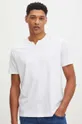 bílá Bavlněné tričko bílá barva