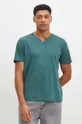 zielony Medicine t-shirt bawełniany Męski
