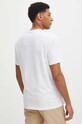 Odzież T-shirt bawełniany męski gładki kolor biały RS24.TSM096 biały