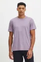 Medicine t-shirt in cotone violetto