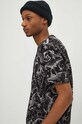 T-shirt bawełniany męski z kolekcji Zodiak kolor czarny RS24.TSM151 czarny