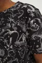 Bavlnené tričko pánske z kolekcie Zverokruh čierna farba