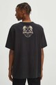 T-shirt bawełniany męski z kolekcji Zodiak - Bliźnięta kolor szary szary RS24.TSM153