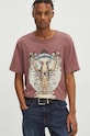 Medicine t-shirt bawełniany RS24.TSM158 różowy RS24