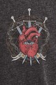 T-shirt bawełniany męski z kolekcji Love Alchemy kolor szary RS24.TSM201 szary
