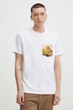 T-shirt bawełniany męski z kolekcji Eviva L'arte kolor biały RS24.TSM253 biały RS24