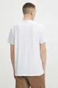biela Bavlnené tričko pánske s elastanom z kolekcie Eviva L'arte biela farba