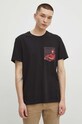 Medicine t-shirt bawełniany RS24.TSM253 czarny RS24