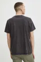 szary T-shirt bawełniany męski z kolekcji Eviva L'arte kolor szary