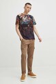 Odzież T-shirt bawełniany męski z kolekcji Eviva L'arte kolor multicolor RS24.TSM265 multicolor