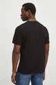 Odzież T-shirt bawełniany męski z nadrukiem kolor czarny RS24.TSM305 czarny