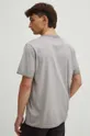 T-shirt bawełniany męski z nadrukiem kolor szary 100 % Bawełna