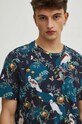 T-shirt bawełniany męski by Agnieszka Powązka, Grafika Polska kolor granatowy RS24.TSM452 granatowy RS24
