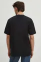 czarny T-shirt bawełniany męski by Monika Kubiaczyk-Cygan, Grafika Polska kolor czarny