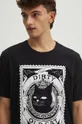 Bavlnené tričko pánske z kolekcie Graphics Series čierna farba Pánsky