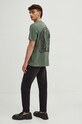 T-shirt bawełniany męski by Kasia Wysocka – TerraKata, Grafika Polska kolor zielony zielony RS24.TSM460