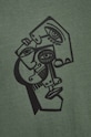 T-shirt bawełniany męski by Kasia Wysocka – TerraKata, Grafika Polska kolor zielony RS24.TSM460 zielony