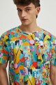 T-shirt bawełniany męski by Mirosław Nowiński, Grafika Polska kolor multicolor RS24.TSM461 multicolor