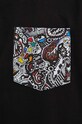T-shirt bawełniany męski by Justyna Rybak, Grafika Polska kolor czarny RS24.TSM462