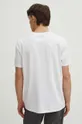 biela Bavlnené tričko pánske z kolekcie Graphics Series biela farba