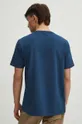 modrá Bavlněné tričko pánské s elastanem z kolekce Graphics Series