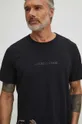 črna Bombažna kratka majica Medicine Moški